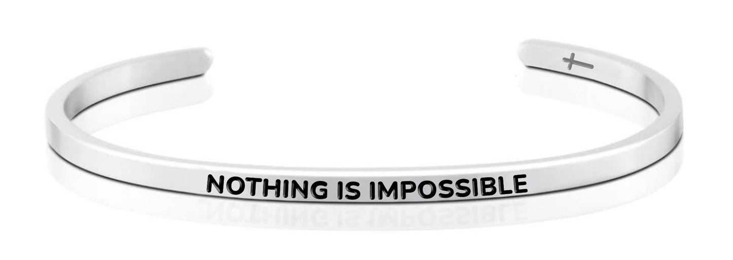 Nothing is Impossible bracelet